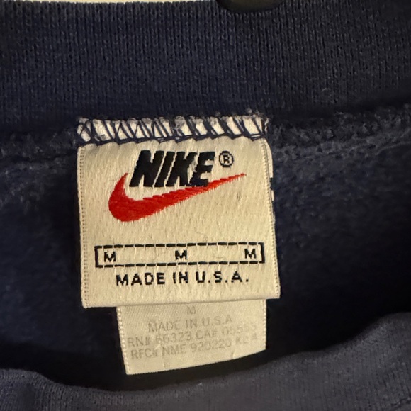 Nike Ladies Blue and Red Crewneck Sweater - Picture 2 of 3